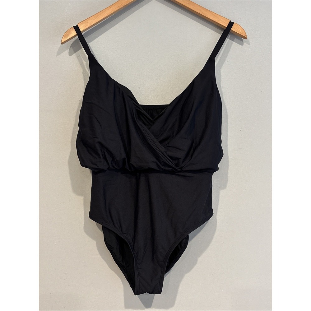Anthropologie Black One-Piece Swimsuit